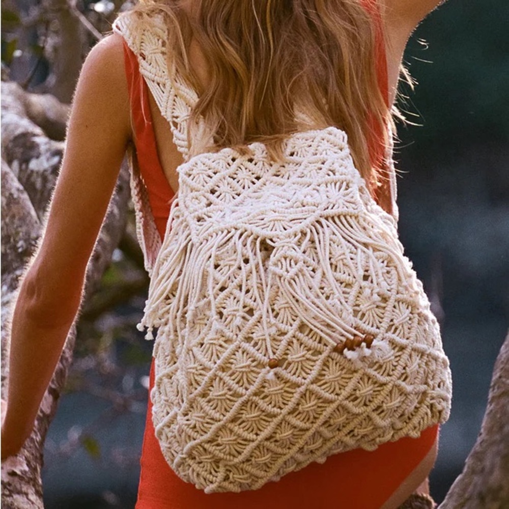 SPELL SEASIDE MACRAME BACKPACK - Picture 2 of 10